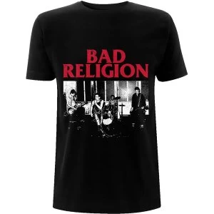 Image of Bad Religion - Live 1980 Unisex Medium T-Shirt - Black