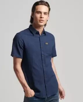 Image of Superdry Vintage Loom Short Sleeve Shirt