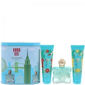 Image of Anna Sui Romantica Exotica Gift Set 50ml Eau de Toilette + 100ml Body Lotion + 100ml Shower Gel + Music Box