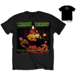 Image of Marilyn Manson - American Family Unisex XX-Large T-Shirt - Black