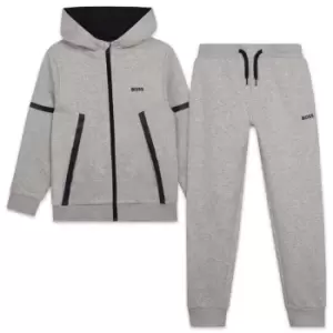 Image of Boss Logo Tracksuit - Grey