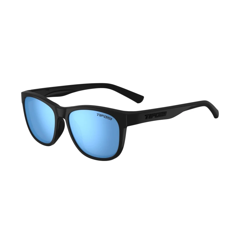Image of Tifosi Swank Polarised Single Lens Sunglasses Blackout unisex One Size