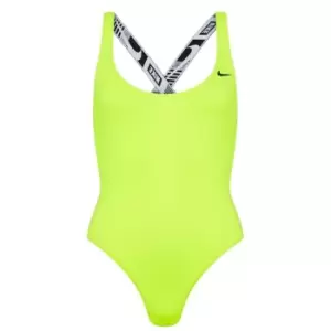 Image of Nike Crossback One Piece Womens - Yellow