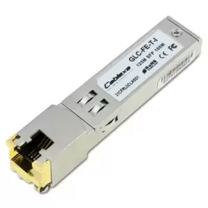 Image of Cisco GLC-FE-T-I network transceiver module Copper 100 Mbps SFP