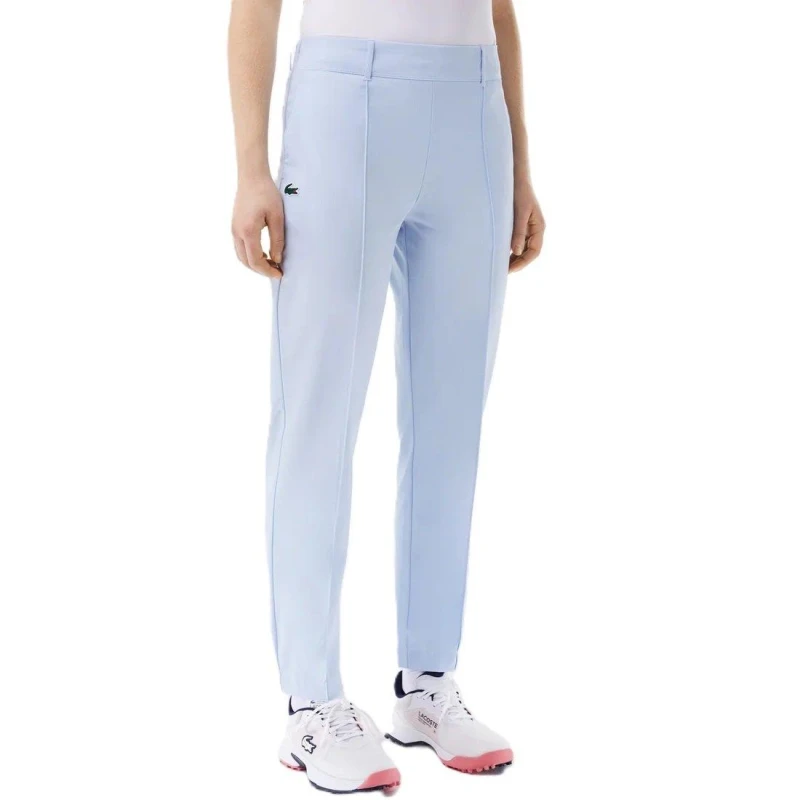 Image of Lacoste Womens UV Protection Stretch Golf Trousers Phoenix Blue female 8 (36)