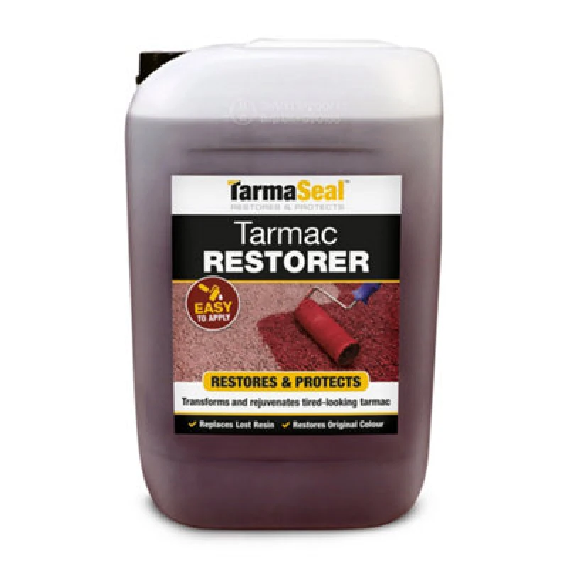 Image of Tarmaseal Tarmac Restorer, Dark Red, Superior In Performance To Tarmac Paint For Driveways, Tarmac Sealer, 20L