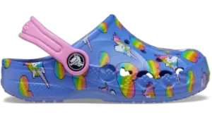 Image of Crocs Toddler Baya Graphic Clogs Kids Lapis/Multi C6