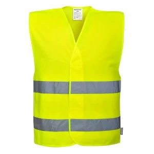 Image of Portwest VISITOR Class 2 Hi Vis Waistcoat Yellow 2XL / 3XL