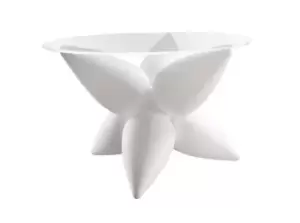 Image of Palma Table 6 Light E27 Outdoor Glass, IP44, Opal White, Clear Glass