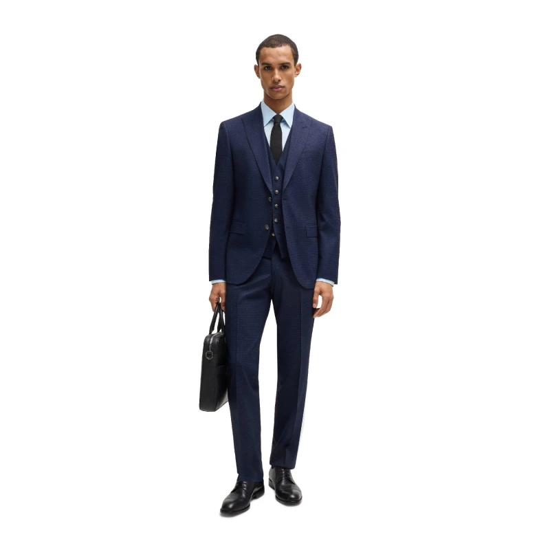 Image of Boss Mens H Jeckson Suit Dark Blue male 40 (50)