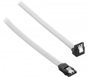 Image of ModMesh 60cm Right Angle SATA 3 Cable - White