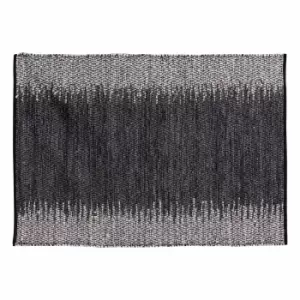 Image of Crossland Grove Gornal Leather Rug Grey 1200x1700mm