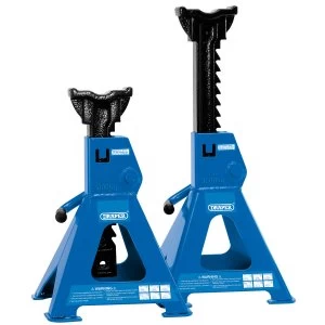 Image of Draper 3 tonne Ratcheting Axle Stands (Pair)