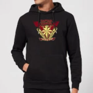 Image of Captain Marvel Protector Of The Skies Hoodie - Black - M
