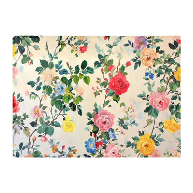 Image of Warren Reed Designer Collection Of Summer Garden Flowers Chopping Board