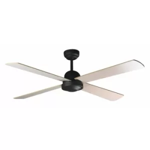 Image of Ibiza Large Ceiling Fan Without Light Wood, Rust Brown