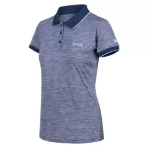 Image of Regatta Womens Remex II Polo T-Shirt - Dusty Denim