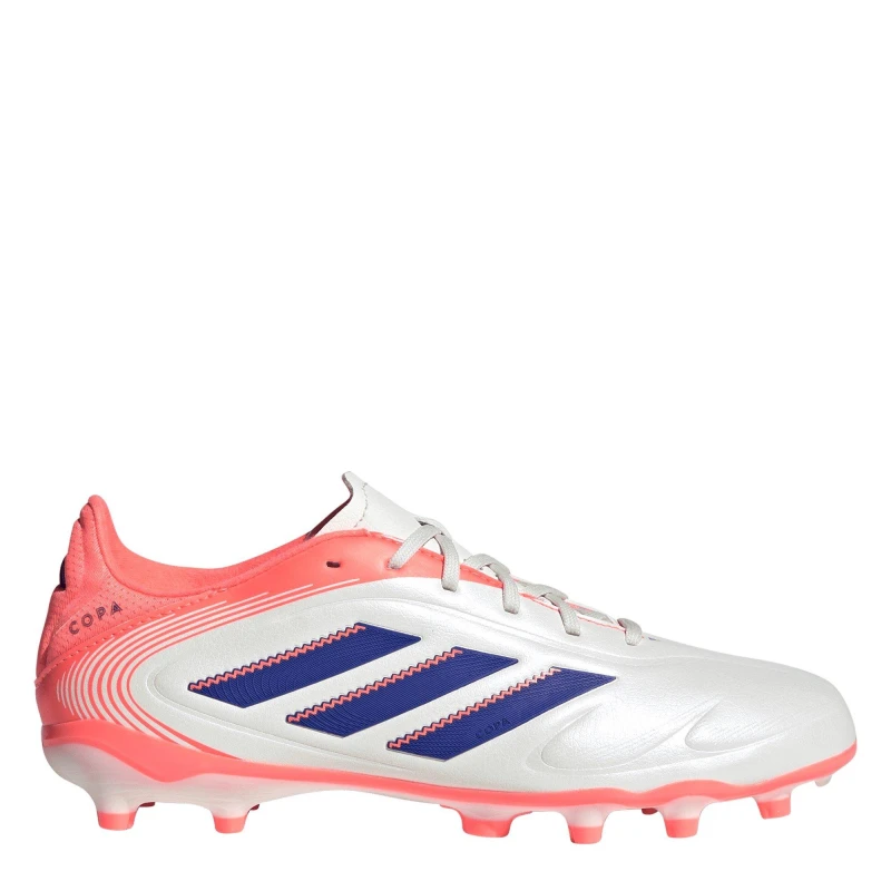 Image of adidas Copa Pure 3 League Juniors Firm Ground Football Boots Wht/Blue/Coral male 3 (35.5)