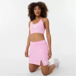 Image of Slazenger Sofia Richie Halter Crop Top - Pink