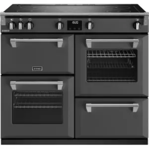 Image of Stoves Richmond Deluxe ST DX RICH D1000Ei TCH AGR Electric Range Cooker with Induction Hob - Anthracite - A Rated
