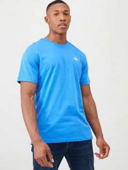 Image of Nike Club T-Shirt - Blue