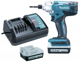 Image of Makita 144v Li on Impact Driver with 2 Batteries