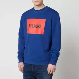 Image of HUGO Duragol Cotton-Jersey Sweatshirt - S