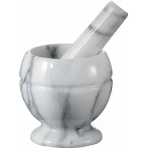 Image of Premier Housewares - White Marble Small Mortar and Pester