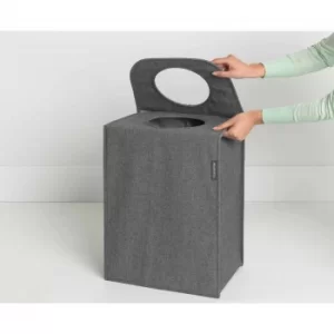 Image of Brabantia Rectangular Laundry Bag 55 Litre, Charcoal