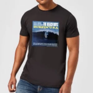 Image of The Beach Boys Surfin USA Mens T-Shirt - Black - S