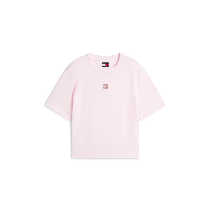 Image of Tommy Jeans Logo T-Shirt Light Pink female 8 (XS)