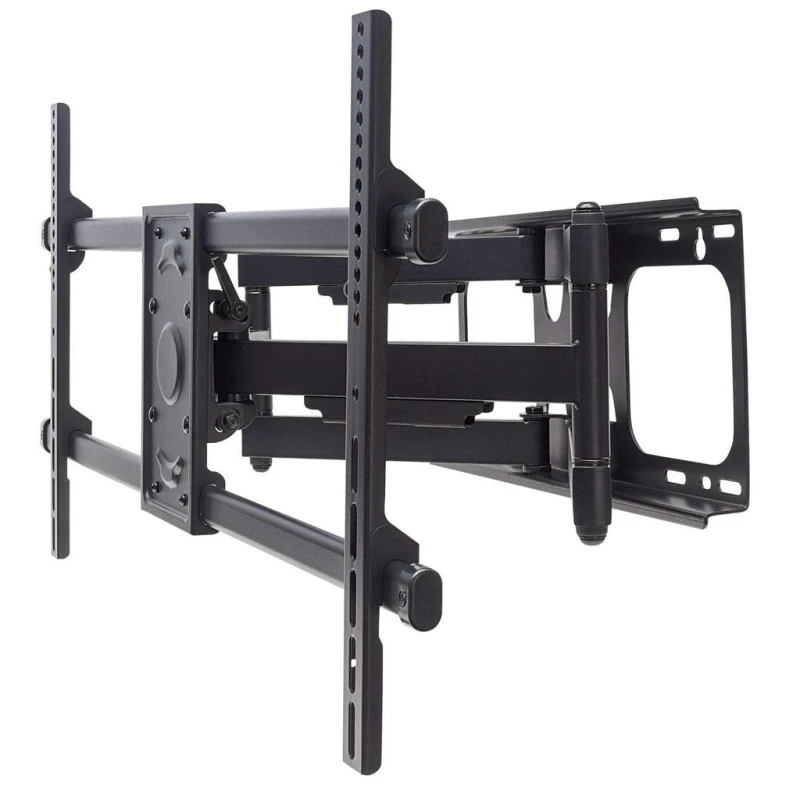 Image of Manhattan Manhattan TV & Monitor Mount Wall Full Motion 1 screen Screen Sizes: 37-75" Black VESA 200x200 to 800x400mm Max 75kg LFD Tilt &