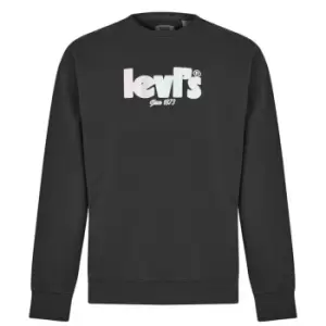 Image of Levis Relax Crew Post - Black