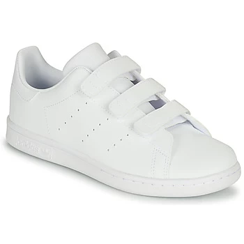 Image of adidas STAN SMITH CF C boys's Childrens Shoes Trainers in White