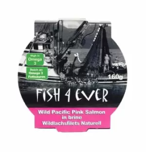 Image of Fish4Ever Wild Pacific Pink Salmon in Brine 160g