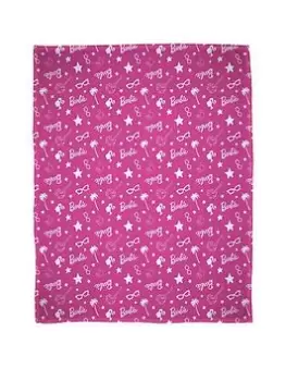 Image of Barbie Stars Fleece Blanket - Pink