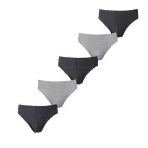 Image of Donnay 5 Pack Briefs Mens - Grey