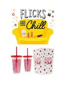 Image of Fizz Flicks And Chill Movie Night In Set, One Colour, Women