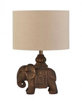 Image of Elephant Ceramic Table Lamp