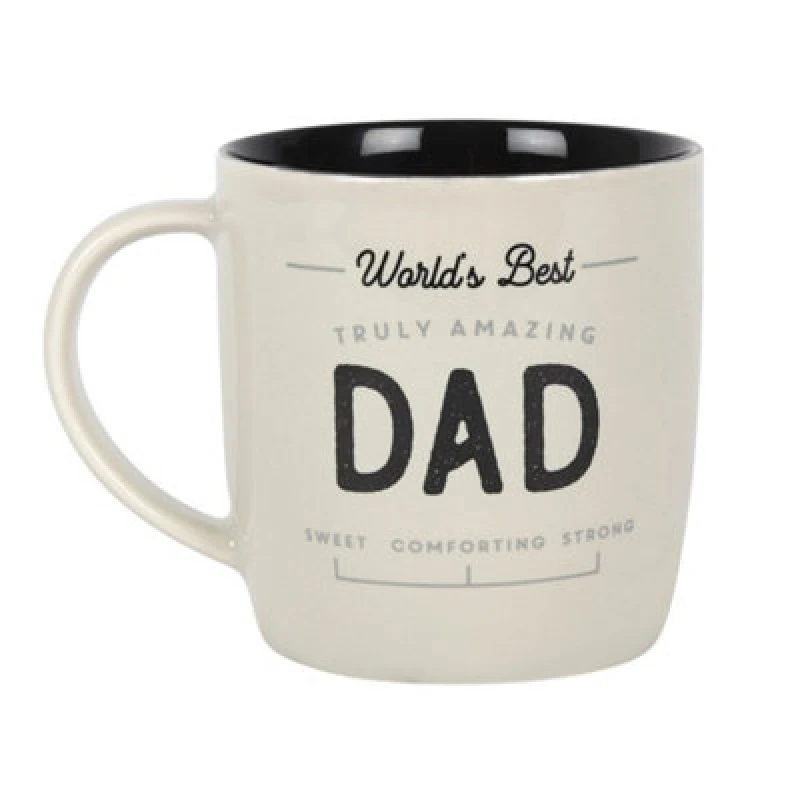 Image of Something Different Something Different Truly Amazing Dad Ceramic Mug in White White One Size Unisex 5063652261347