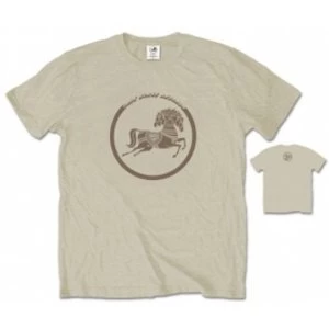 Image of George Harrison Dark Horse Mens Sand T Shirt: Medium