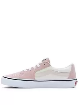 Image of Vans SK8-Low Trainers - Pink, Size 3, Women