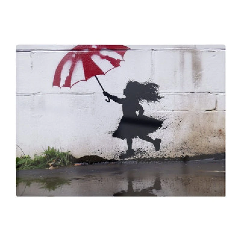 Image of Warren Reed Designer Memories Of Jumping In Puddles Chopping Board