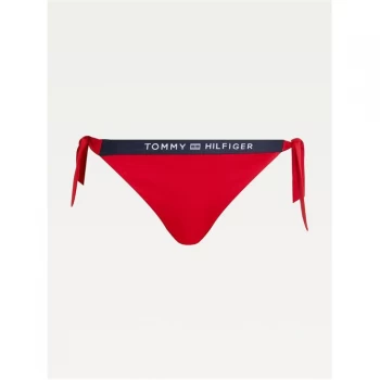 Image of Tommy Bodywear Logo Bikini Briefs - Red