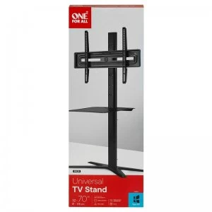 Image of One For All Solid TV Stand with Shelf