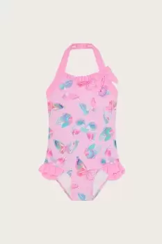 Image of Butterfly Halterneck Swimsuit