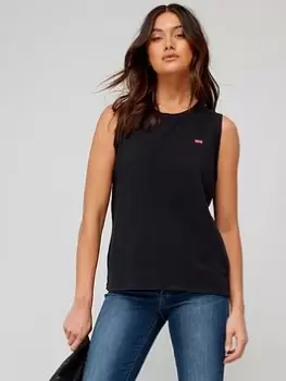 Image of Levis Dara Tank Top - Black, Size XS, Women