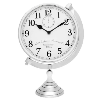 Image of Hotel Collection Hanging Clock - Silver