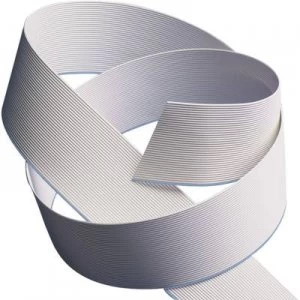 Image of 3M 7000057375 Ribbon cable Contact spacing: 1.27mm 40 x 0.08 mm² Grey Sold per metre
