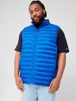 Image of Tommy Hilfiger Big & Tall Packable Gilet - Blue Size 4XL, Men
